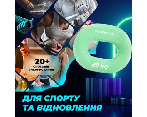 Еспандер PowerPlay PP-4336 Hand Grip Medium 20 кг Зелений (PP_4336_Green_20kg)