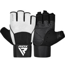 Рукавички для фітнесу RDX W3 with EVA Padding White L (WGS-W3W-L+)