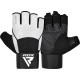 Рукавички для фітнесу RDX W3 with EVA Padding White L (WGS-W3W-L+)