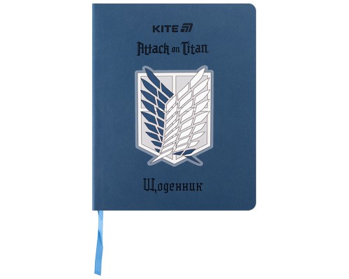 Щоденник шкільний Kite Attack on Titan, м'яка обкладинка (AT25-283)