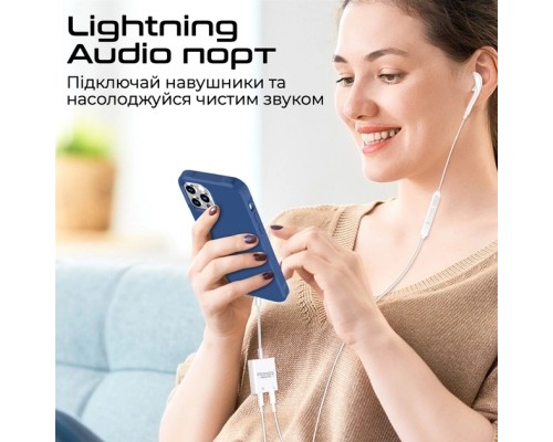 Адаптер Lightning to Lightning 12W + Lightning audio Promate (medialink-i2i)