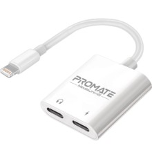 Адаптер Lightning to Lightning 12W + Lightning audio Promate (medialink-i2i)