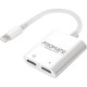 Адаптер Lightning to Lightning 12W + Lightning audio Promate (medialink-i2i)
