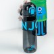 Пляшка для води Kite 680 мл чорно-блакитна (K25-1233-2)