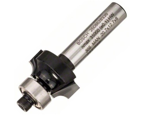 Фреза Bosch Professional карнизна, Std, S8, R4, L10.5 (2.608.628.339)