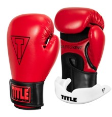 Боксерські рукавички Title Boxing Vegan Gloves Red/Black 8 oz (VGFBG 8 oz RD/BK)