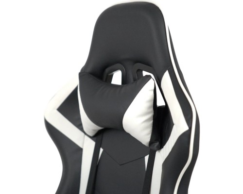 Крісло ігрове Аклас Бешкет ANF підліткове Білий (PU-чорний/білий) (00160336)