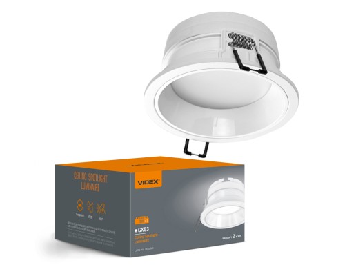 Світильник Videx під лампу GX53 (VL-SPF28R-W)