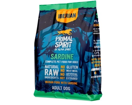 Сухий корм для собак Alpha Spirit Primal Iberian Sardine 1 кг (8436586311452)