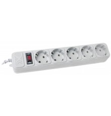 Мережевий фільтр живлення Maxxter SPM5-G-15G grey, 4.5 м кабель, 5 розеток (SPM5-G-15G)