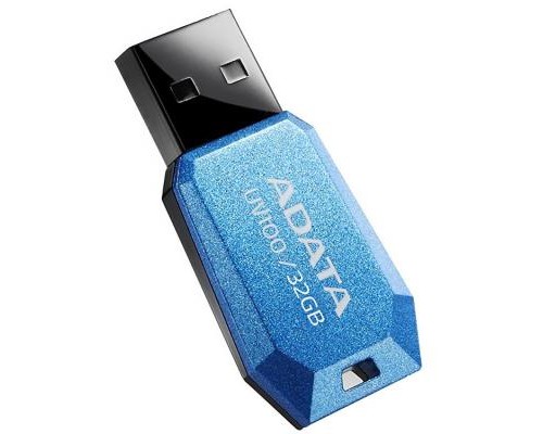 USB флеш накопичувач ADATA 32GB DashDrive UV100 Blue USB 2.0 (AUV100-32G-RBL) 