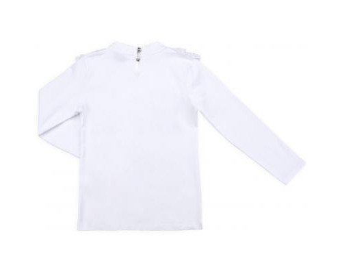 Кофта дитяча Breeze з мереживним коміром (9269-140G-white)