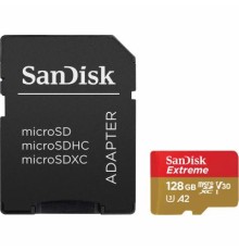 Карта пам'яті SanDisk 128GB microSDXC class 10 A2 V30 UHS-I U3 Extreme (SDSQXA1-128G-GN6AA)