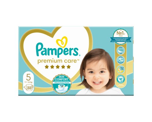 Підгузки Pampers Premium Care Junior 5 (11-16 кг) 88шт (4015400541813)