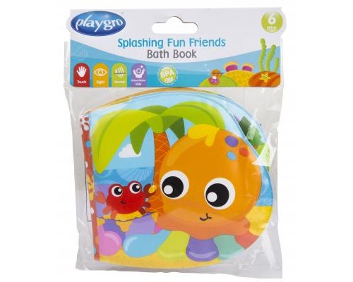 Іграшка для ванної Playgro Книжка-розбризкувач Веселі друзі (69720)