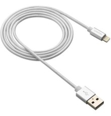 Дата кабель USB 2.0 AM to Lightning 1.0m MFI Pearl White Canyon (CNS-MFIC3PW)