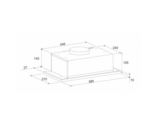 Витяжка кухонна Eleyus INTO 700 52 WH