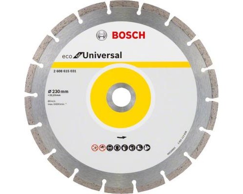 Круг відрізний Bosch ECO Universal 230-22.23 (2.608.615.031)