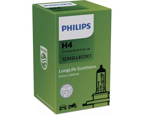 Автолампа Philips галогенова 60/55W (12342 LLECO C1)
