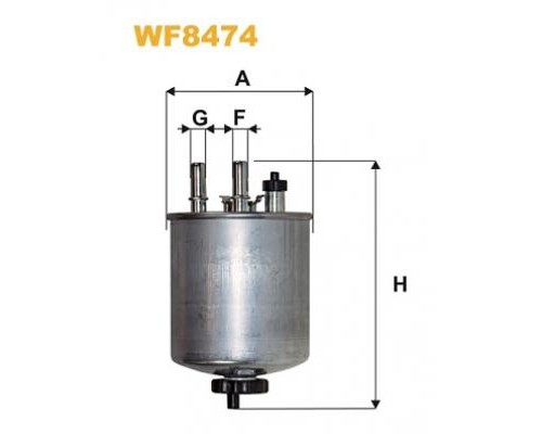 Фільтр паливний Wixfiltron WF8474 Фільтр паливний Wixfiltron WF8474