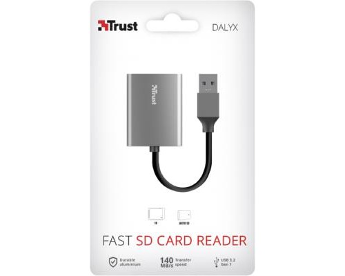 Зчитувач флеш-карт Trust DALYX FAST USB 3.2 ALUMINIUM (24135_TRUST)