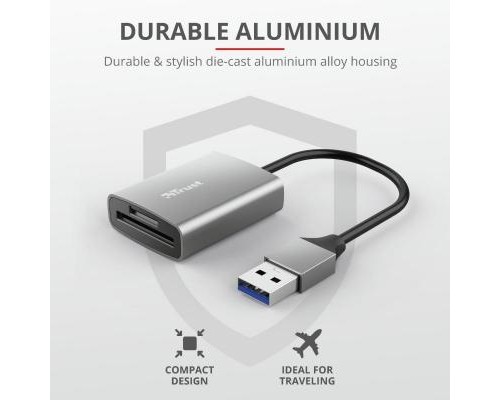 Зчитувач флеш-карт Trust DALYX FAST USB 3.2 ALUMINIUM (24135_TRUST)