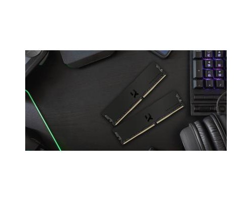 Модуль пам'яті для комп'ютера DDR4 32GB (2x16GB) 3600 MHz Iridium Pro Deep Black Goodram (IRP-K3600D4V64L18/32GDC)