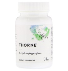 Амінокислота Thorne Research 5-HTP (5-гідроксітріптофана, 5-Hydroxytryptophan) 100 мг, 90 (THR-50302)