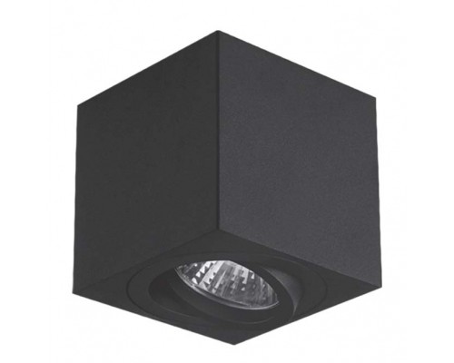 Світильник точковий Videx під лампу GU10 SPF01 накладний чорний (VL-SPF01-B)