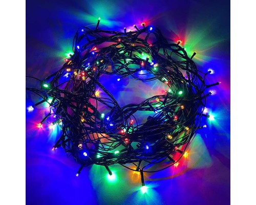 Гірлянда ColorWay LED 100 Color 10м 8 функцій 220V (CW-G-100L10VMC)