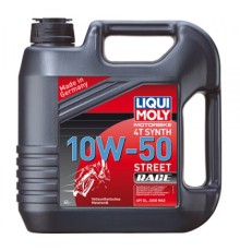 Моторна олива Liqui Moly Motorbike 4T Synth 10W-50 Street Race 4л. (7508)