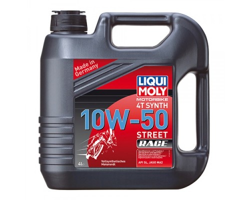 Моторна олива Liqui Moly Motorbike 4T Synth 10W-50 Street Race 4л. (7508)