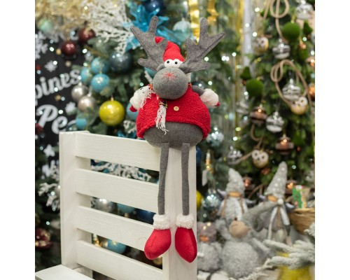 Новорічна фігурка YES! Fun Олень новорічний, 62 см, червоний (973619)