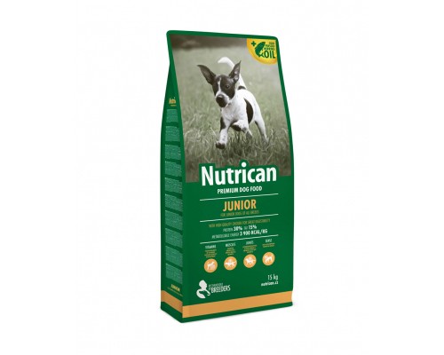 Сухий корм для собак Nutrican Junior для цуценят зі смаком курки 15 кг (nc506989)
