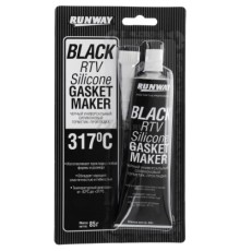 Герметик автомобільний Runway Black RTV Silicone 85 г (RW8501)