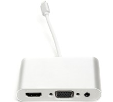 Перехідник Lightning (M) to HDMI, VGA, 3.5mм (F) PowerPlant (CA911929)