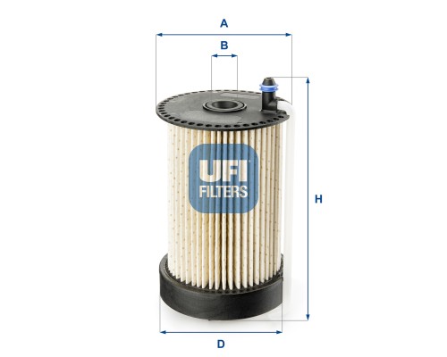 Фільтр паливний UFI 26.031.00