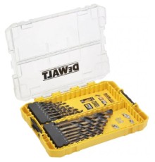 Набір свердл DeWALT по металу Black&Gold HSS-G, 21 шт, кейс ToughCase (DT70755)