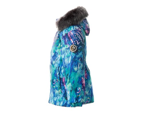 Куртка дитяча Huppa LOORE 17970030 блакитний з принтом 104 (4741468975092)