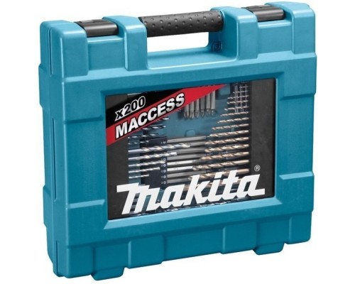 Набір свердл і біт Makita D-37194, 200 шт., кейс (D-37194)
