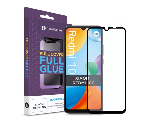 Скло захисне MakeFuture Xiaomi Redmi 10C (MGF-XR10C) Скло захисне MakeFuture Xiaomi Redmi 10C (MGF-XR10C)