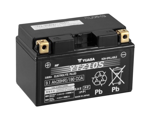 Акумулятор автомобільний Yuasa 12V 9,1Ah High Performance MF VRLA Battery (YTZ10S)