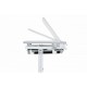 Парта зі стільцем Evo-kids Evo-06 Grey