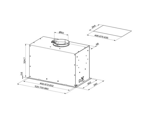 Витяжка кухонна Faber INKA LUX EVO WH MATT A52
