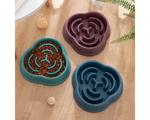 Посуд для собак WahoPet slow feeder миска-лабіринт (зелена) (2700000021170)