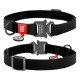Нашийник для тварин WAUDOG Waterproof з QR паспортом M Ш 20 мм Д 24-40 см(чорний) (27931)