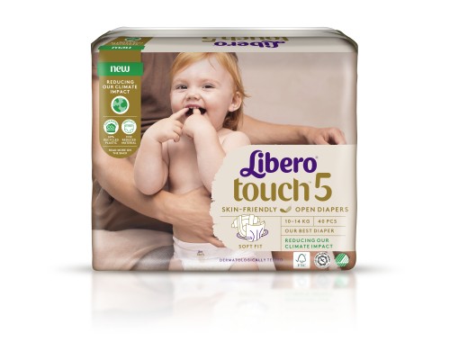 Підгузки Libero Touch Розмір 5 (10-14 кг) 40 шт (7322541750231)