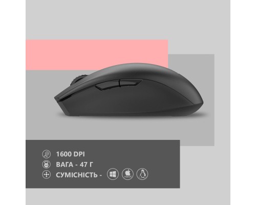 Мишка 2E MF2030 Rechargeable Wireless Black (2E-MF2030WB)