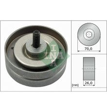 Ролик натягувача ременя INA 532 0789 10