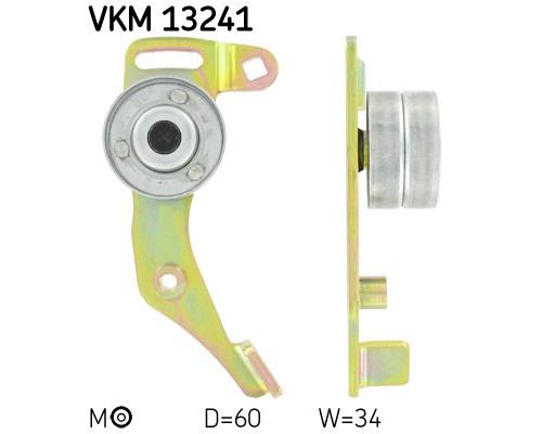 Ролик натягувача ременя SKF VKM 13241